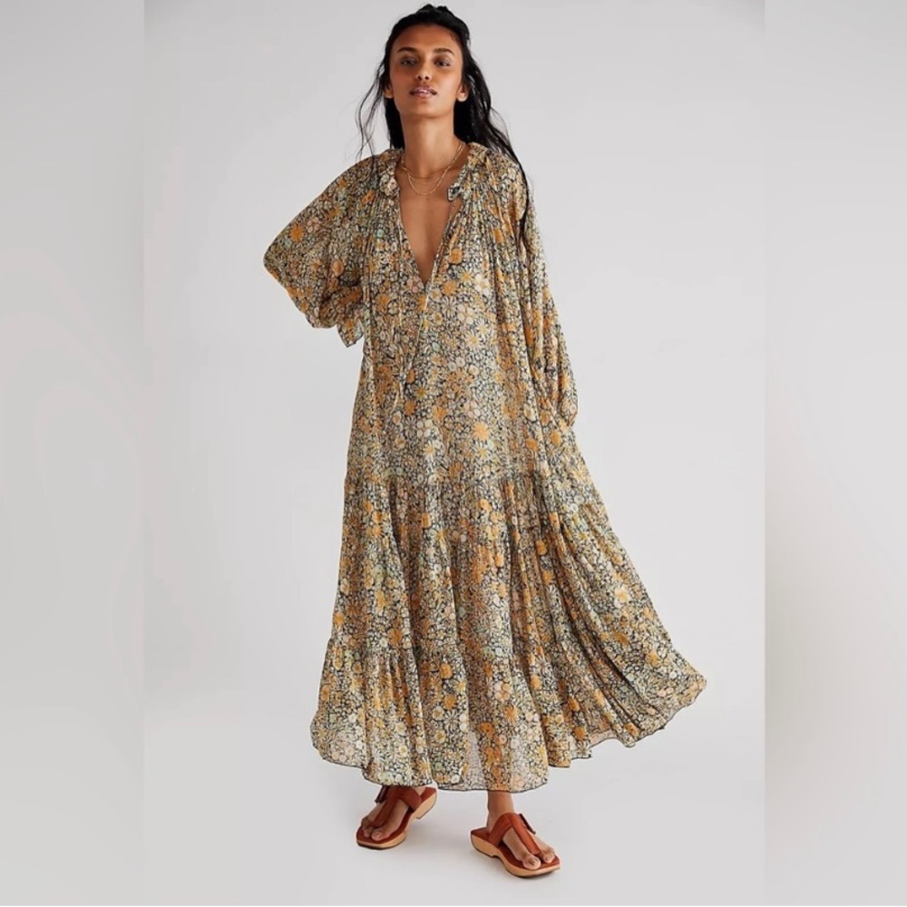 Free people feeling groovy maxi dress